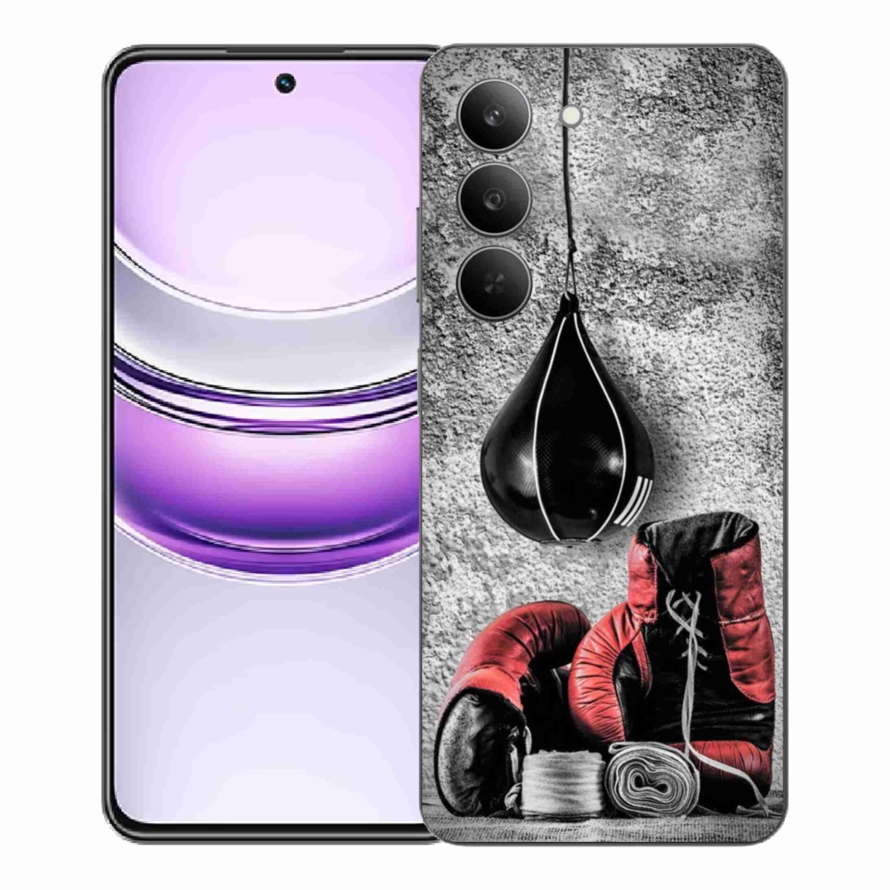 Gélový kryt mmCase na Realme 14x 5G - boxovacie vrece a rukavice