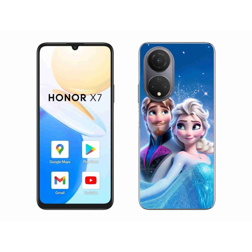 Gélový kryt mmCase na Honor X7 - ľadové kráľovstvo 1