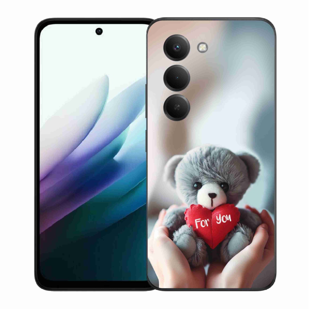 Gélový kryt mmCase na Xiaomi Redmi 15 4G/5G (171mm) - medvedík pre zamilovaných