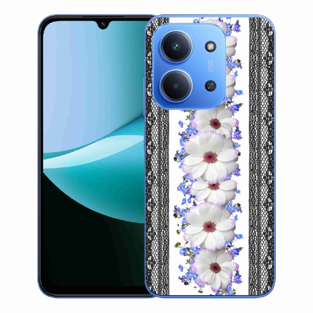 Gélový kryt mmCase na Xiaomi Redmi 15C 4G/5G (173mm) - kvety 8
