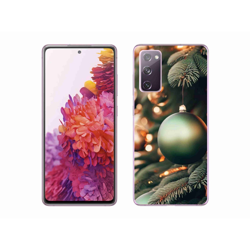Gélový kryt mmCase na Samsung Galaxy S20 FE - vianočné ozdoby 1