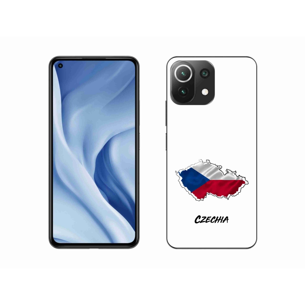 Gélový kryt mmCase na Xiaomi Mi 11 Lite 4G/5G - Slovakia biele pozadie