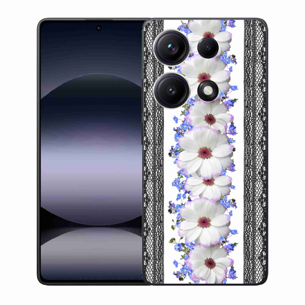 Gélový kryt mmCase na Xiaomi Redmi Note 14S - kvety 8