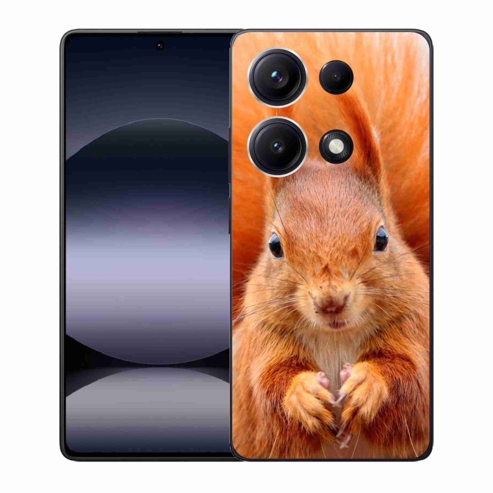 Gélový kryt mmCase na Xiaomi Redmi Note 14S - veverička