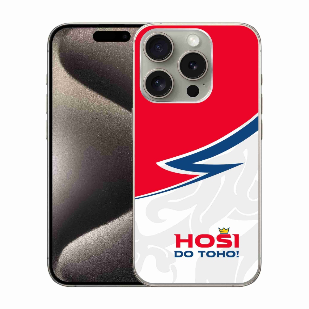 Gélový kryt mmCase na iPhone 15 Pro - chlapci do toho