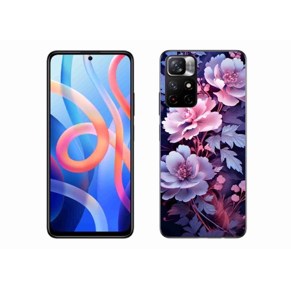 Gélový kryt mmCase na Xiaomi Poco M4 Pro 5G - kvety 11