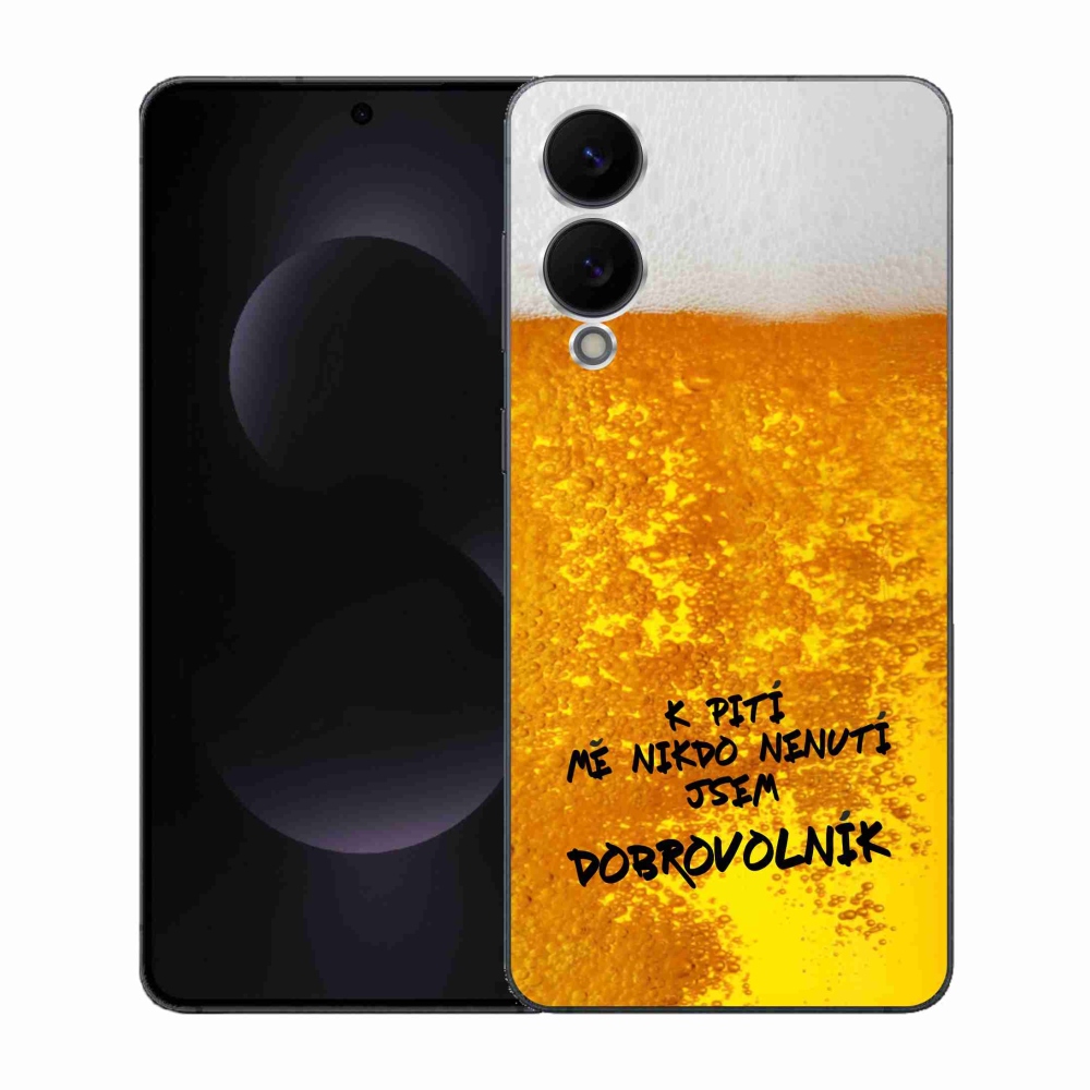 Gélový kryt mmCase na Samsung Galaxy S25 Edge - pivný motív 4