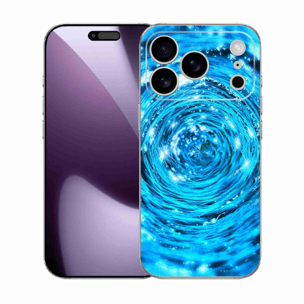 Gélový kryt mmCase na iPhone 17 Pro - vodný vír
