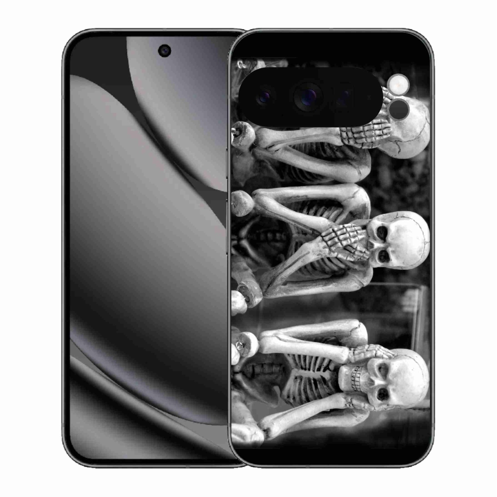Gélový kryt mmCase na Google Pixel 10 Pro XL - kostlivci
