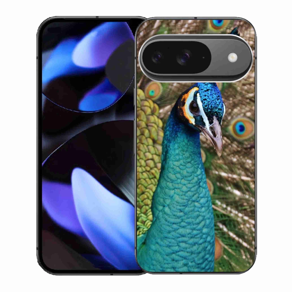 Gélový kryt mmCase na Google Pixel 9/9 Pro - páv