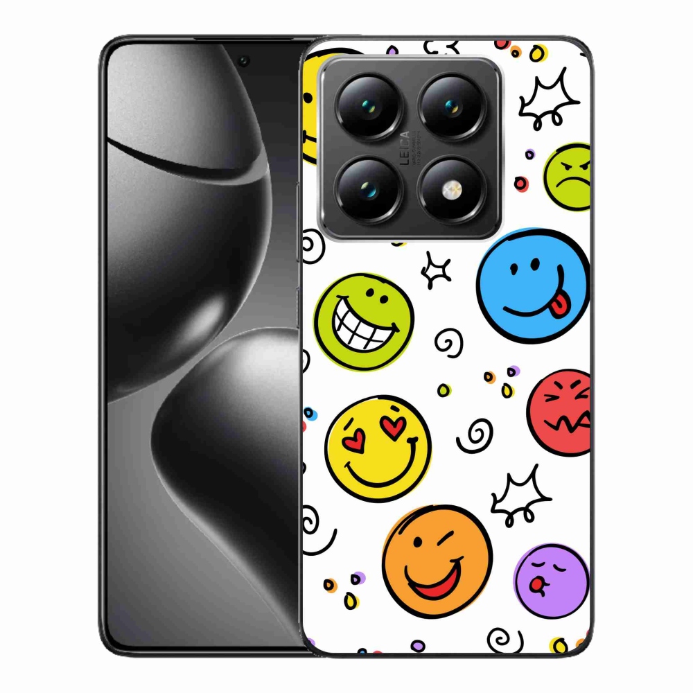 Gélový kryt mmCase na Xiaomi 14T - smajlíci