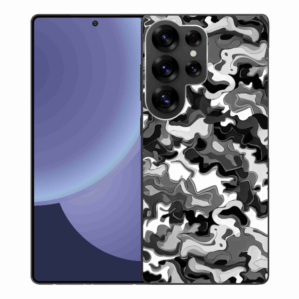 Gélový kryt mmCase na Samsung Galaxy S25 Ultra - maskáčový vzor 3