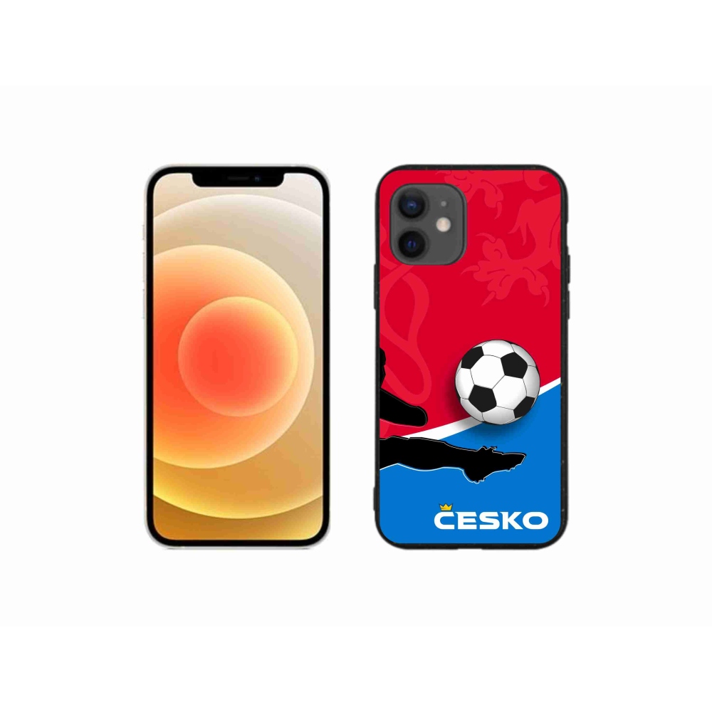 Gélový kryt mmCase na iPhone 12 mini - futbal Česko 2