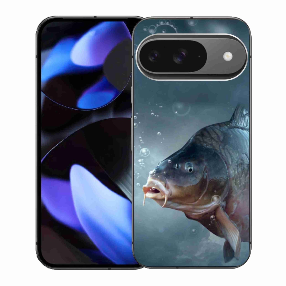 Gélový kryt mmCase na Google Pixel 9/9 Pro - kapor a bublinky