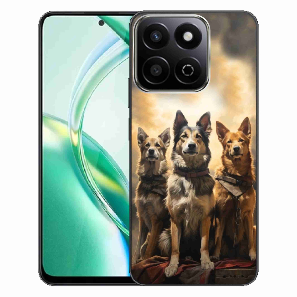 Gélový kryt mmCase na Honor 200 Smart 5G - tri psy