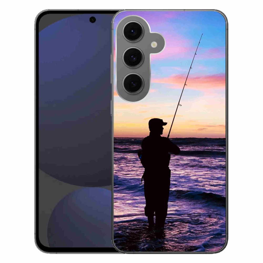 Gélový kryt mmCase na Samsung Galaxy S24 FE - rybárčenie 1