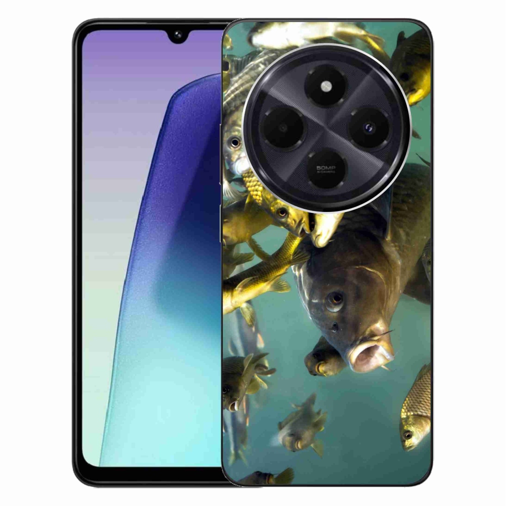 Gélový obal mmCase na Xiaomi Redmi 14C/Poco C75 - kŕdeľ rýb
