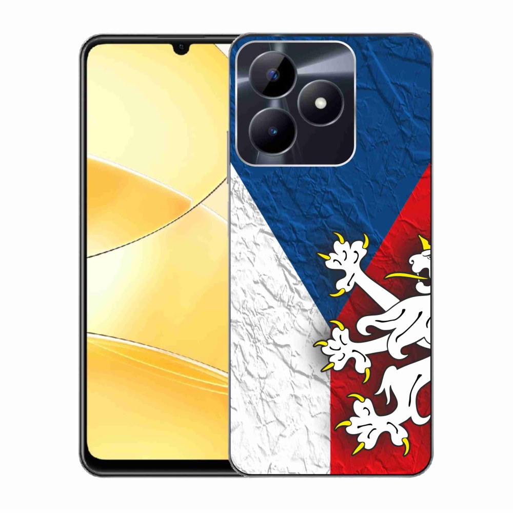 Gélový kryt mmCase na Realme C51/C53 - slovenská vlajka 1