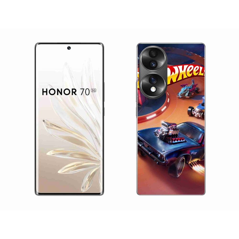 Gélový kryt mmCase na Honor 70 - hot wheels