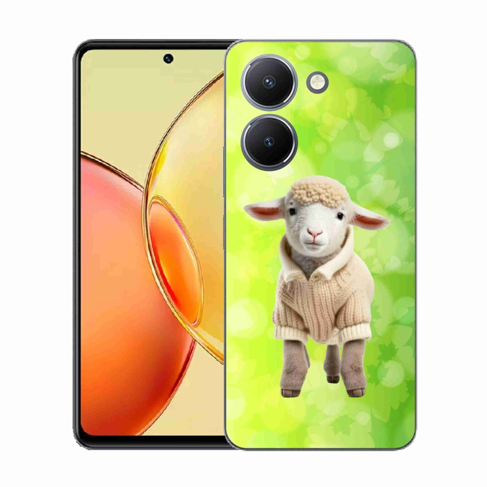 Gélový kryt mmCase na Vivo Y36 - jahňa vo svetri