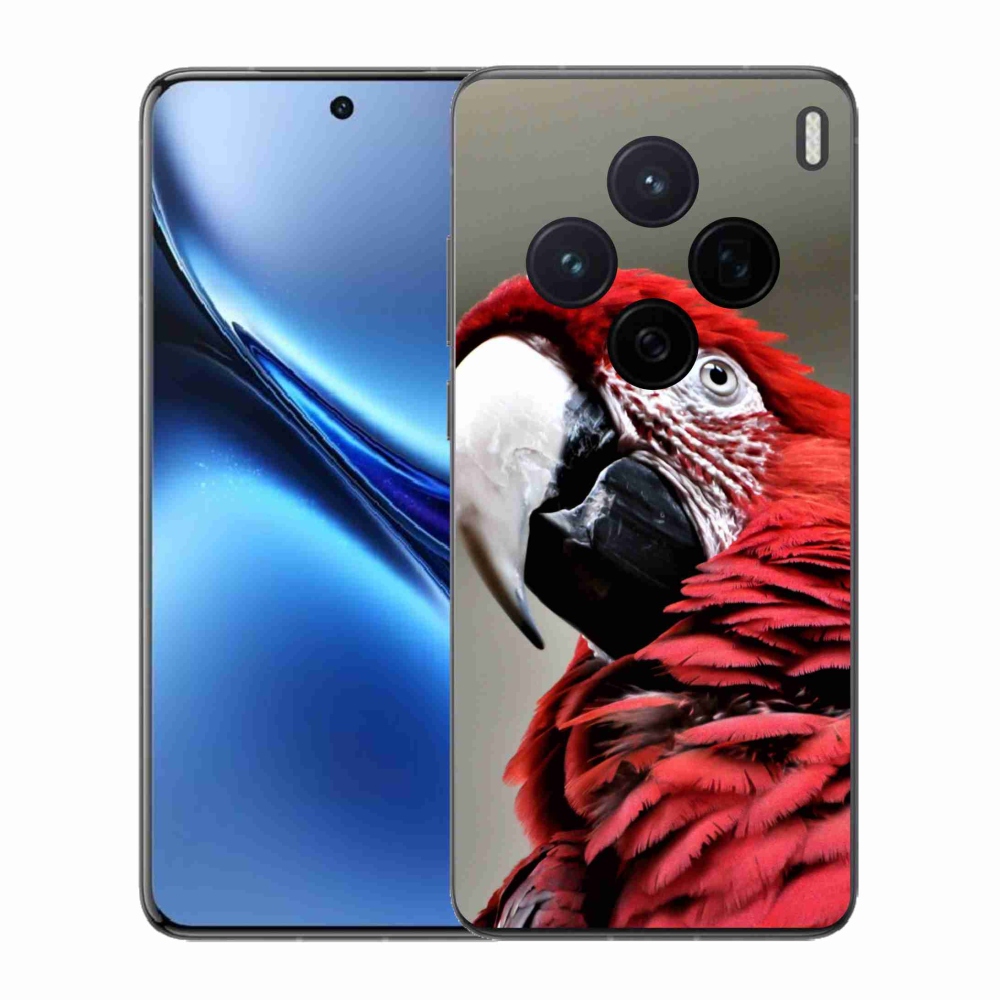Gélový kryt mmCase na Vivo X200 5G - papagáj ara červený