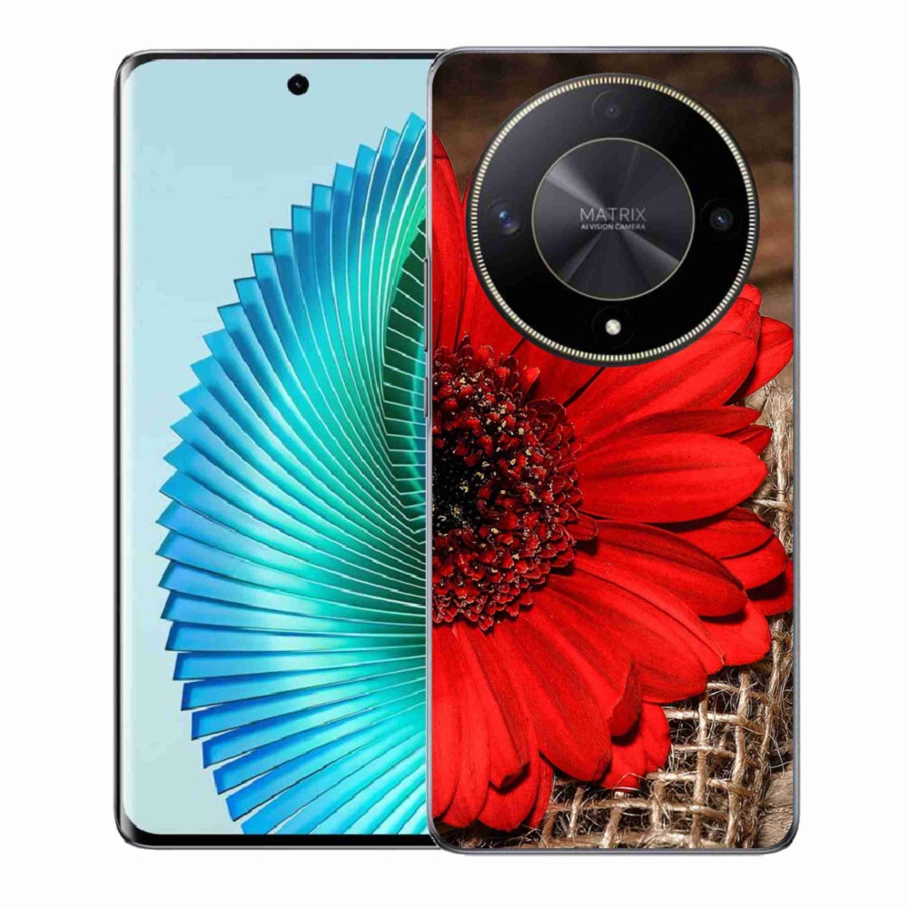 Gélový kryt mmCase na Honor Magic 6 Lite 5G - gerbera