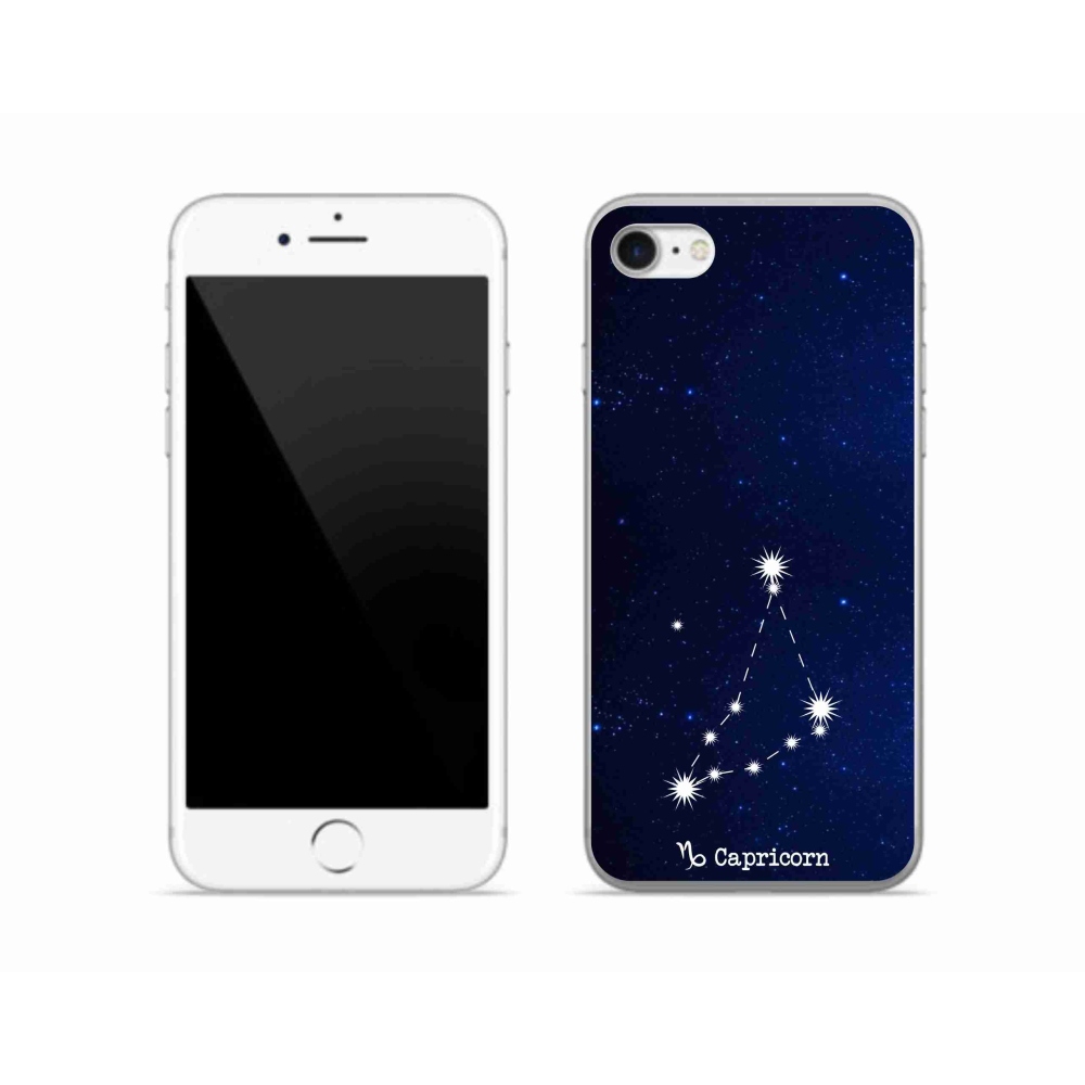 Gélový kryt mmCase na iPhone SE (2022) - súhvezdí Kozorožca