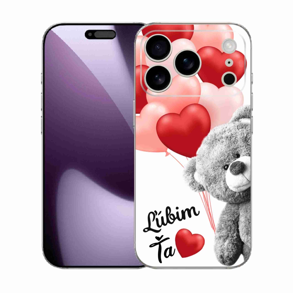 Gélový kryt mmCase na iPhone 17 Pro - ľúbim ťa sk