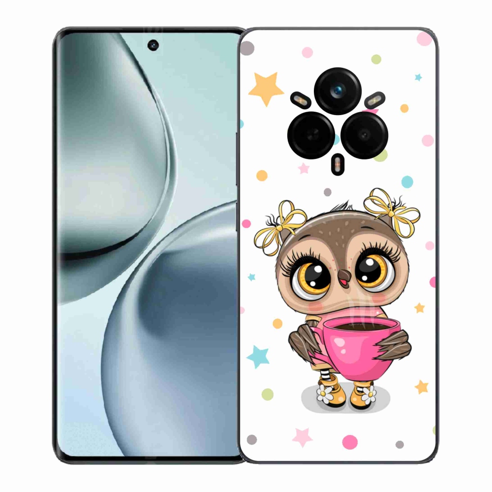 Gélový kryt mmCase na Realme 14 Pro+ 5G - kreslená sovička