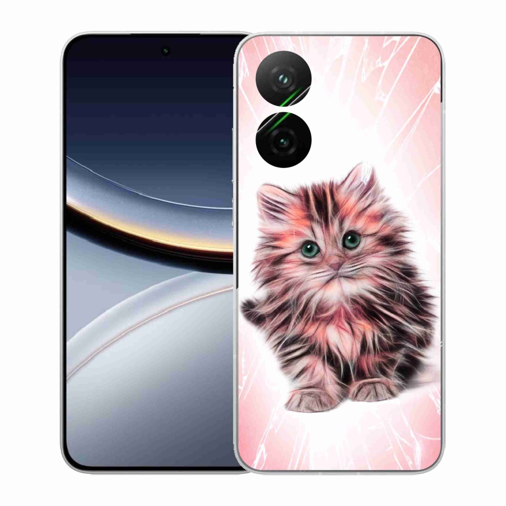 Gélový kryt mmCase na Xiaomi Poco F7 5G - roztomilé mačiatko