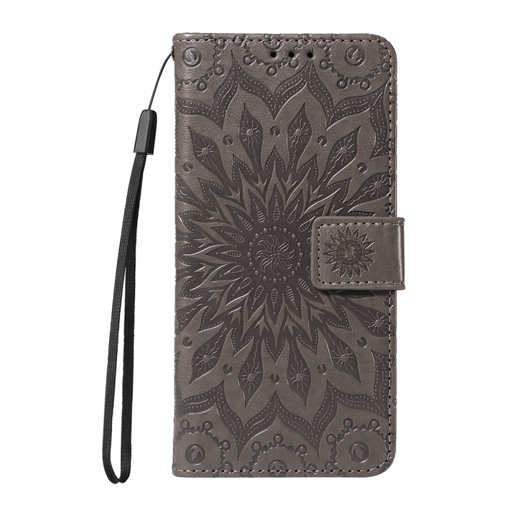 Sunflower knižkové púzdro na Xiaomi Redmi 15C 4G/5G (173mm) - šedé