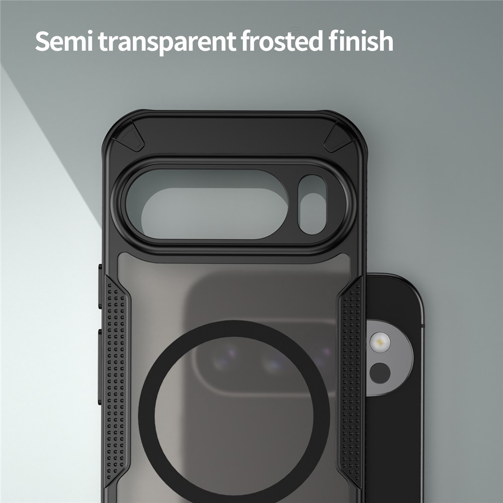 Froste odolný kryt s MagSafe na Google Pixel 10 Pro - čierny