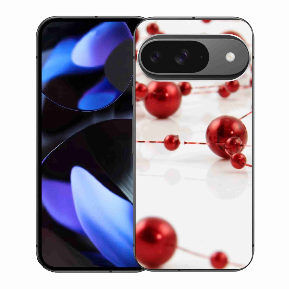 Gélový kryt mmCase na Google Pixel 9/9 Pro - vianočná reťaz