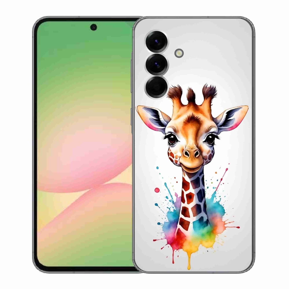 Gélový kryt mmCase na Samsung Galaxy A56 5G - žirafa 1