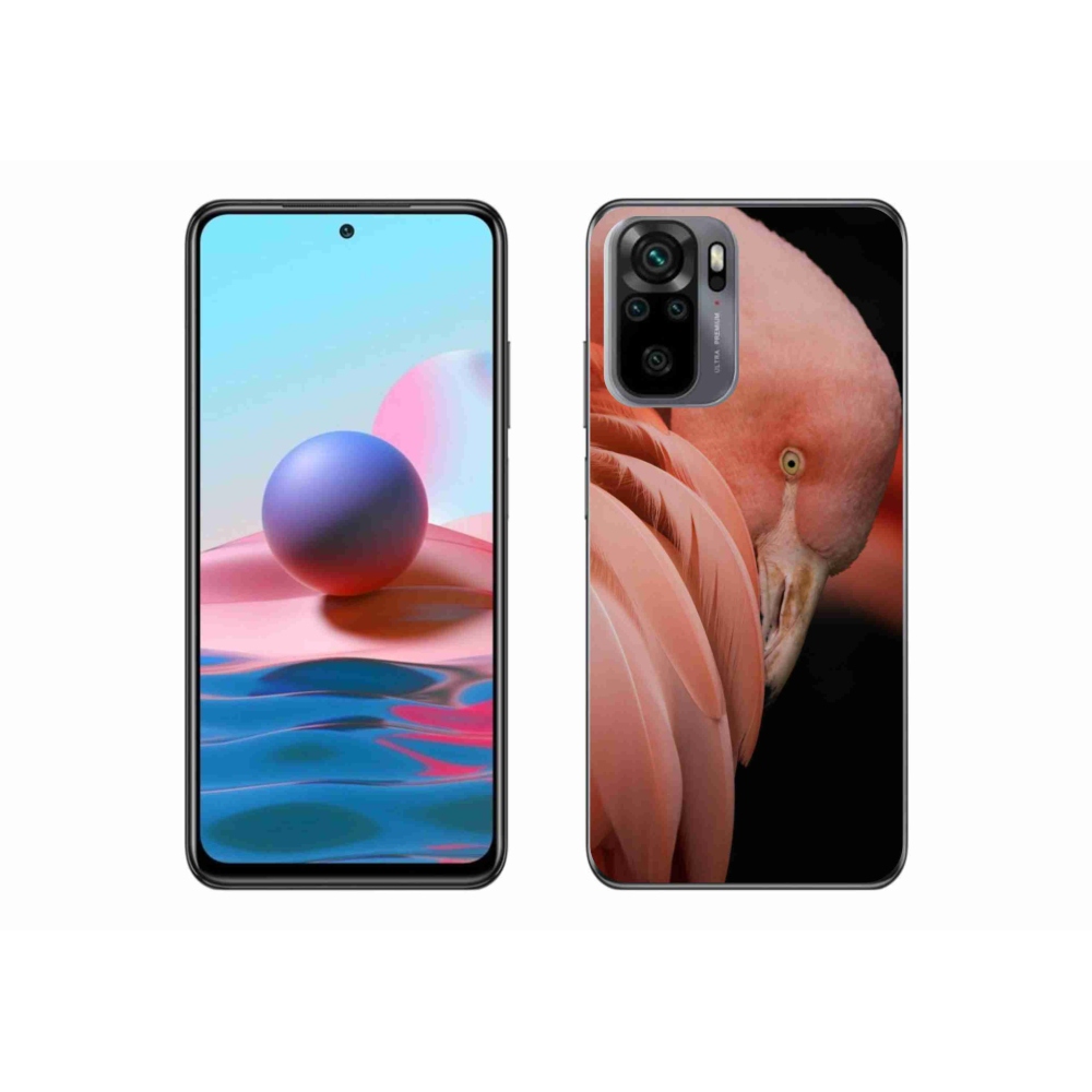 Gélový kryt mmCase na Xiaomi Redmi Note 10S - plameniak 3