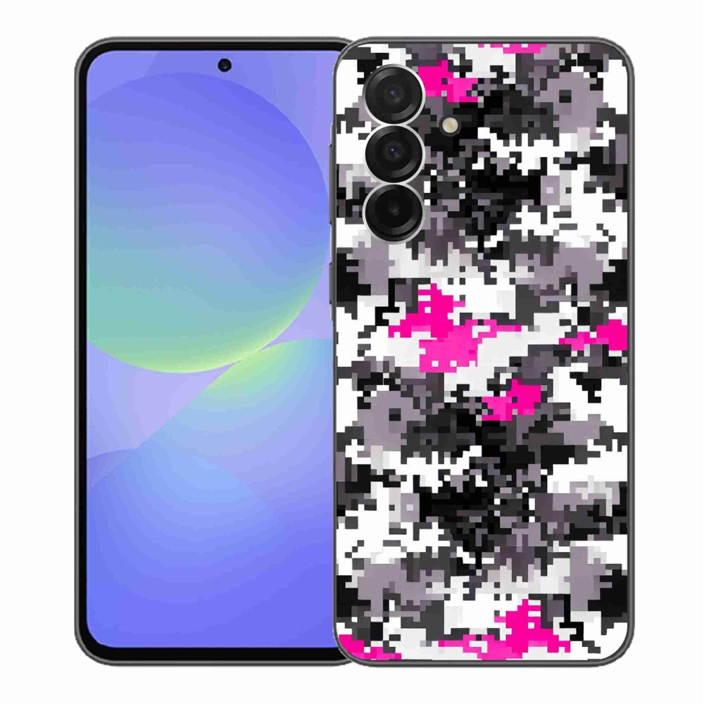 Gélový kryt mmCase na Samsung Galaxy A36 5G - maskáčový vzor 4
