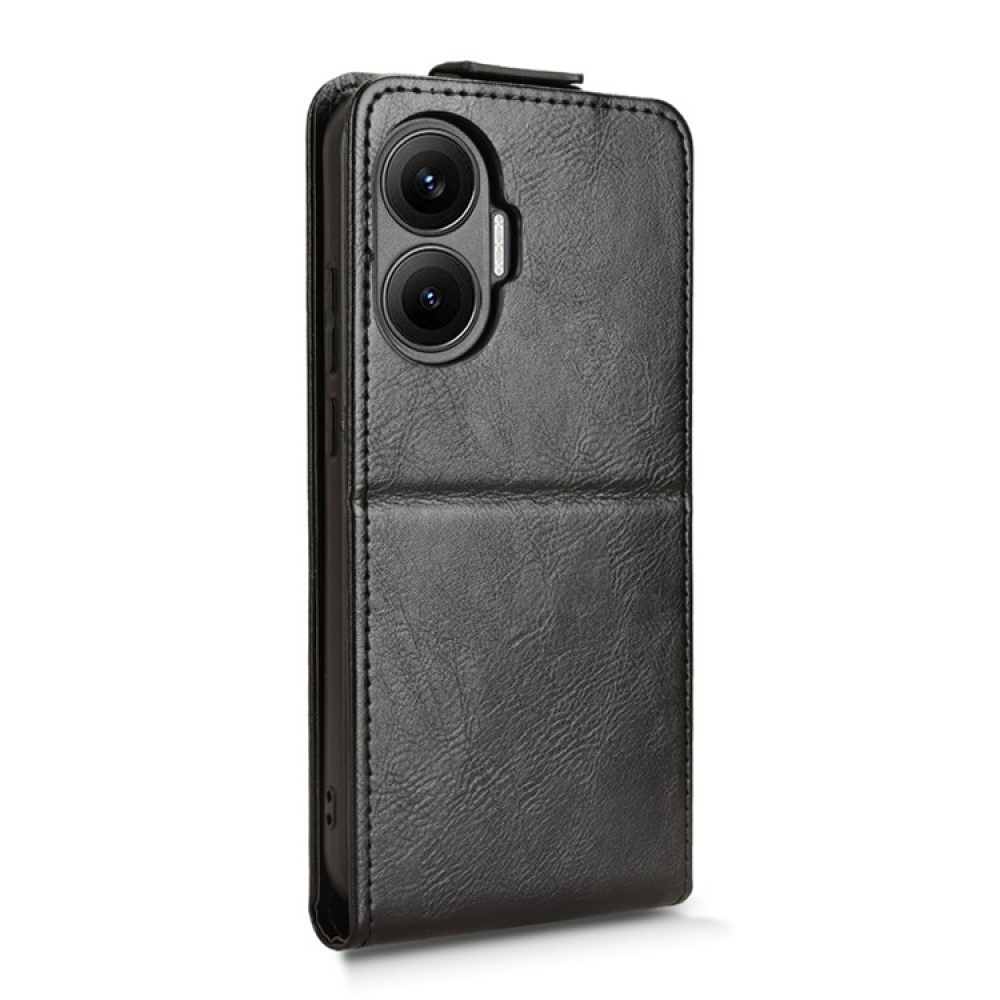 Vert flipové púzdro na Xiaomi Poco F7 5G - čierne