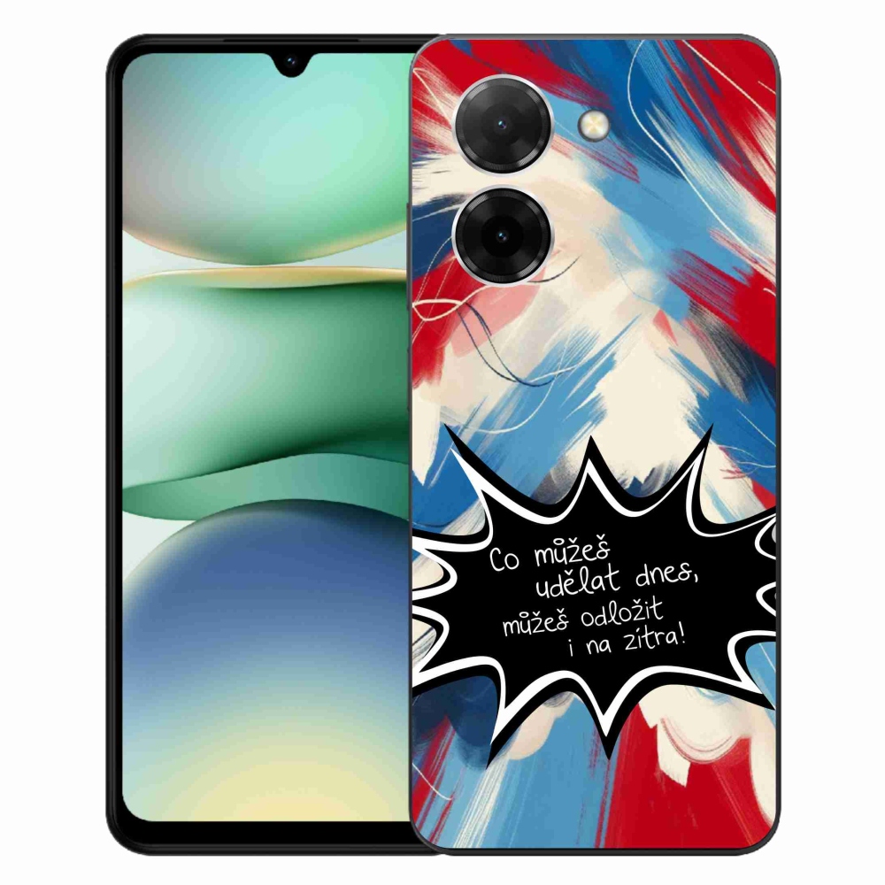 Gélový kryt mmCase na Xiaomi Redmi A5 - vtipný text 9 čierne pozadie