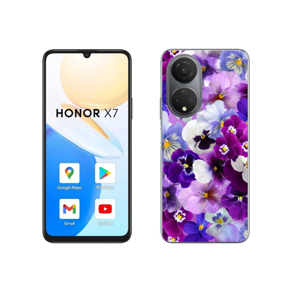Gélový kryt mmCase na Honor X7 - kvety 9