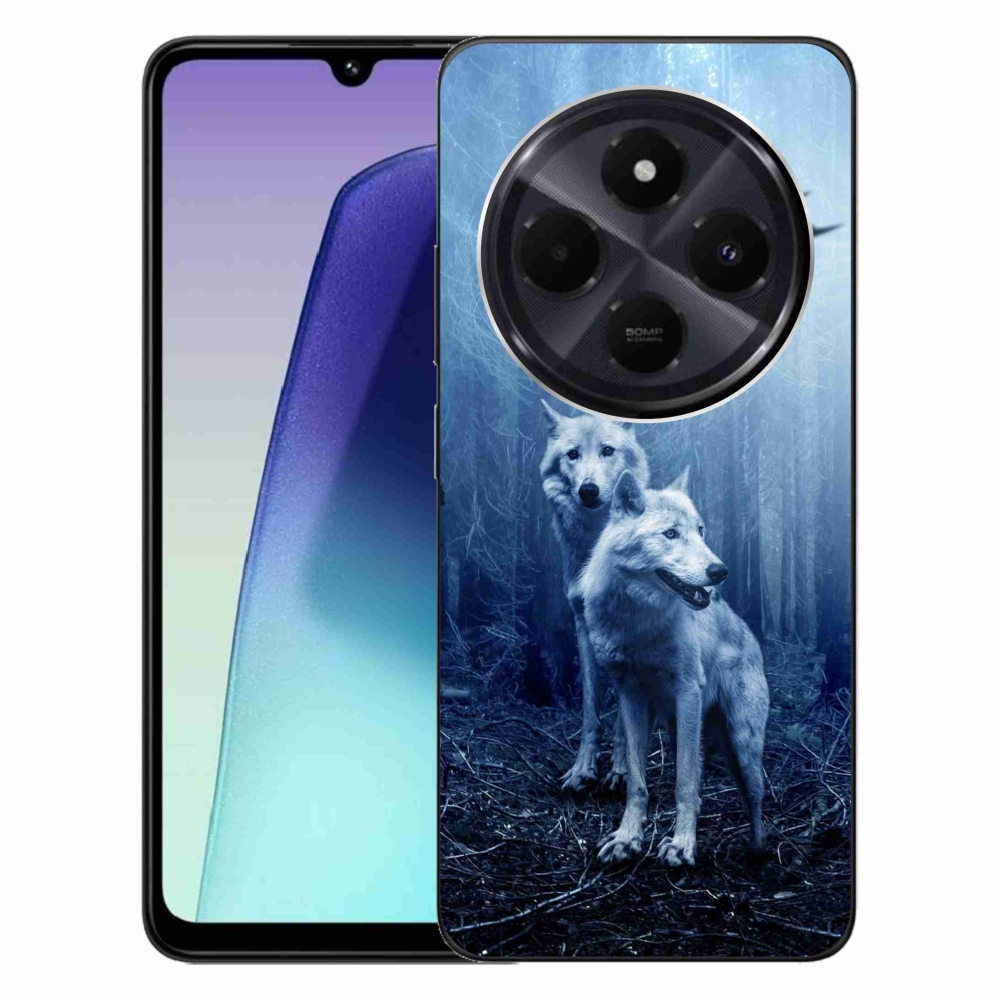 Gélový kryt mmCase na Xiaomi Redmi 14C/Poco C75 - vlci v lese