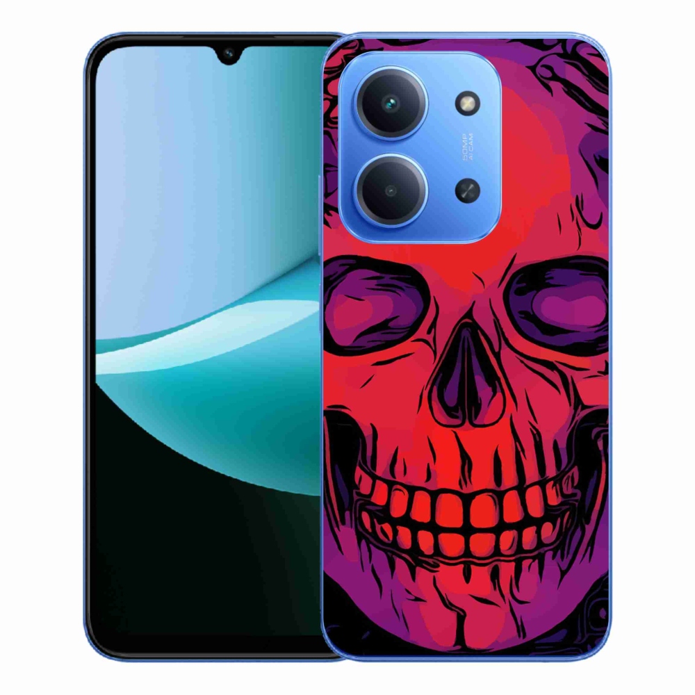Gélový kryt mmCase na Xiaomi Redmi 15C 4G/5G (173mm) - lebka