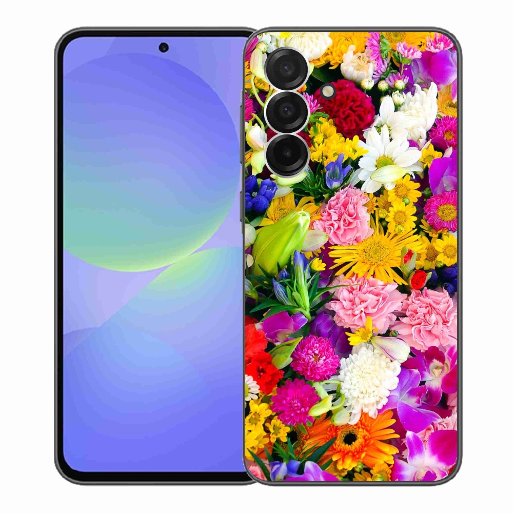 Gélový kryt mmCase na Samsung Galaxy A36 5G - kvety 12