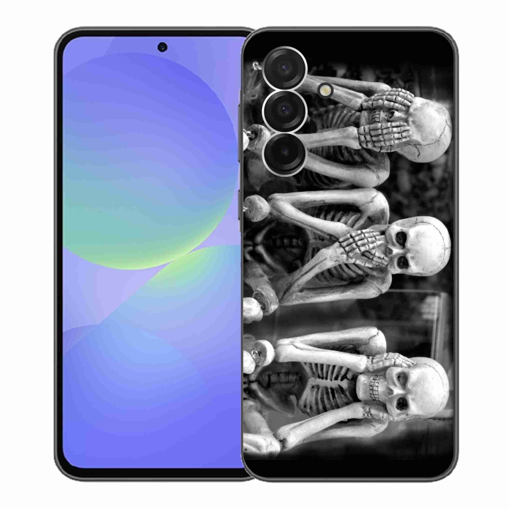 Gélový kryt mmCase na Samsung Galaxy A36 5G - kostlivci