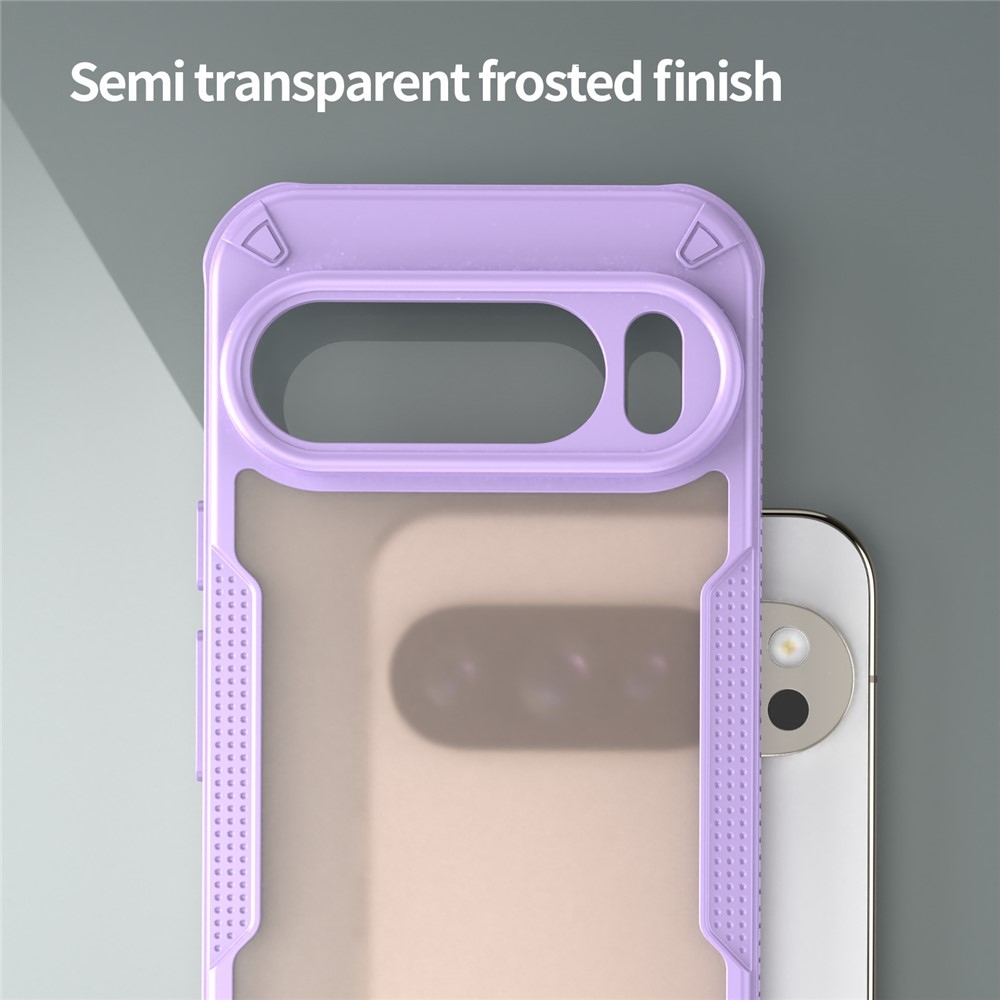 Frosted odolný kryt na Google Pixel 10 Pro XL - fialový