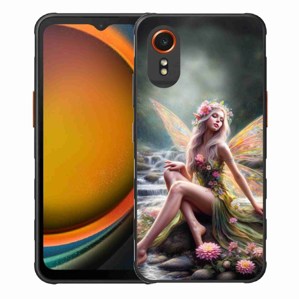 Gélový kryt mmCase na Samsung Galaxy Xcover 7 - motýlia žena 1