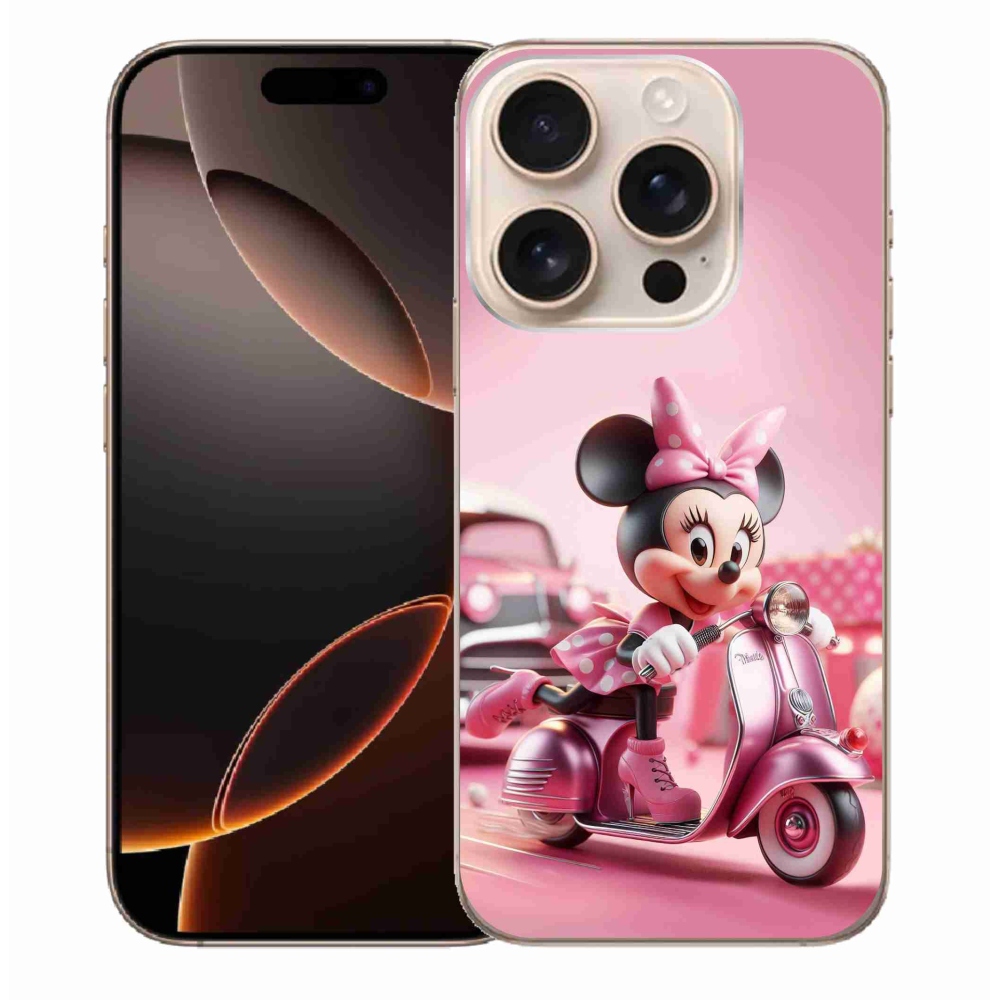 Gélový kryt mmCase na iPhone 16 Pro Max - minnie 1