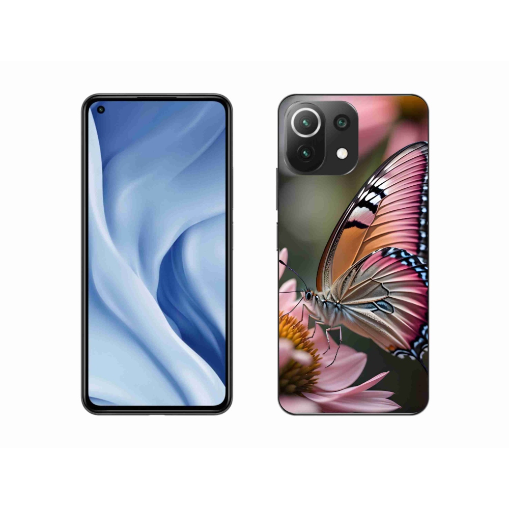 Gélový kryt mmCase na Xiaomi 11 Lite 5G NE - farebný motýľ