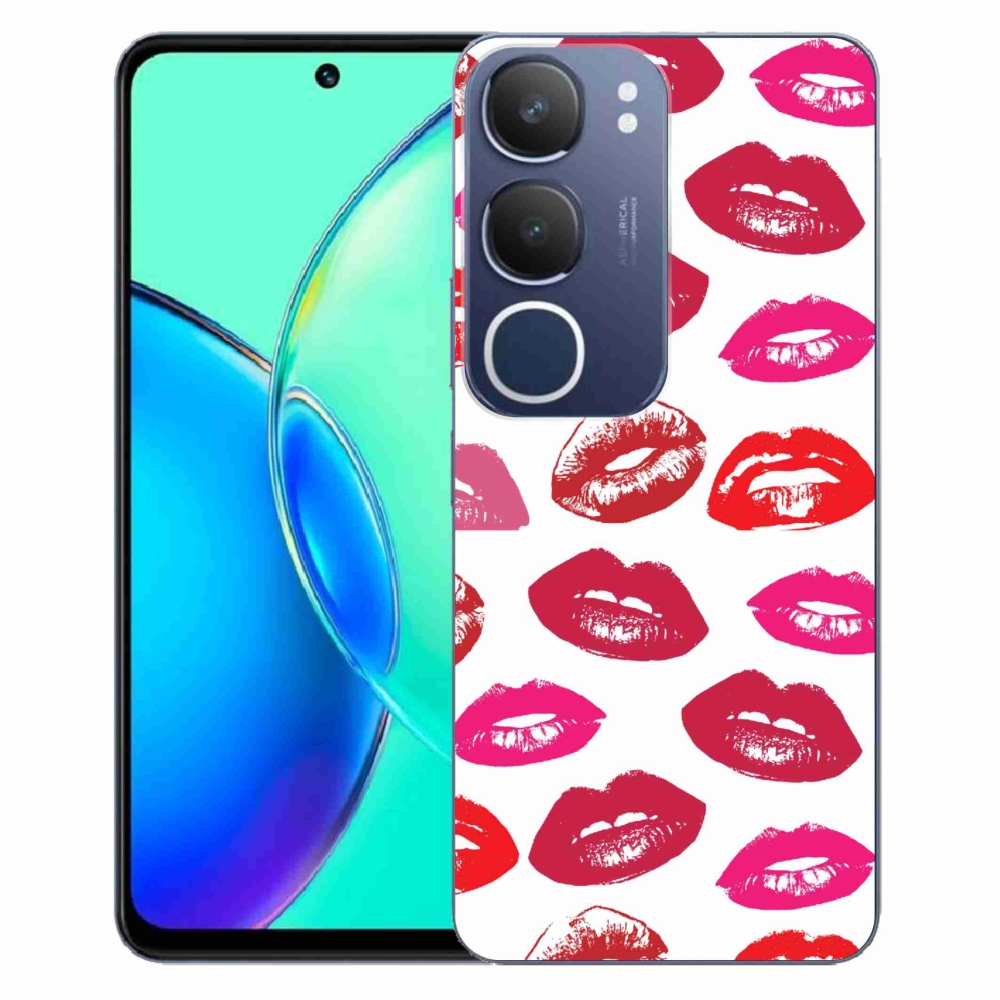 Gélový kryt mmCase na Vivo Y19s - pery