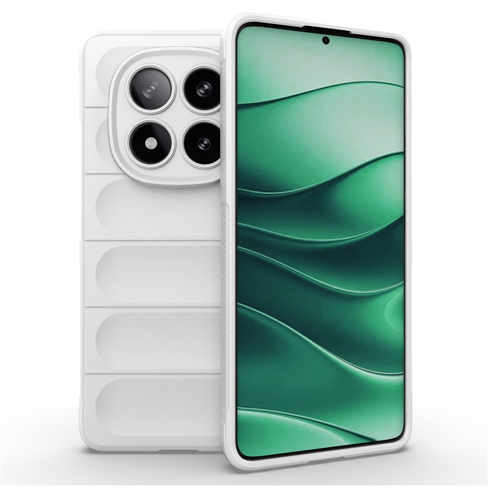 Rugg odolný gélový obal na Xiaomi Redmi Note 14 Pro 5G/Poco X7 5G - biely