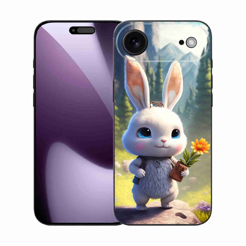Gélový kryt mmCase na iPhone 17 Air - roztomilý zajačik